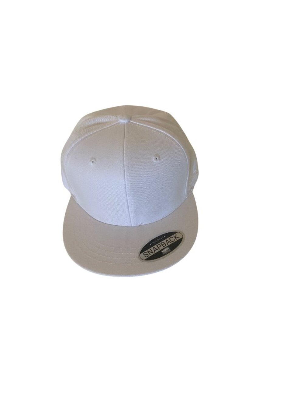 Pro Club Snapback Hat Adjustable White Flat Bill Classic Style